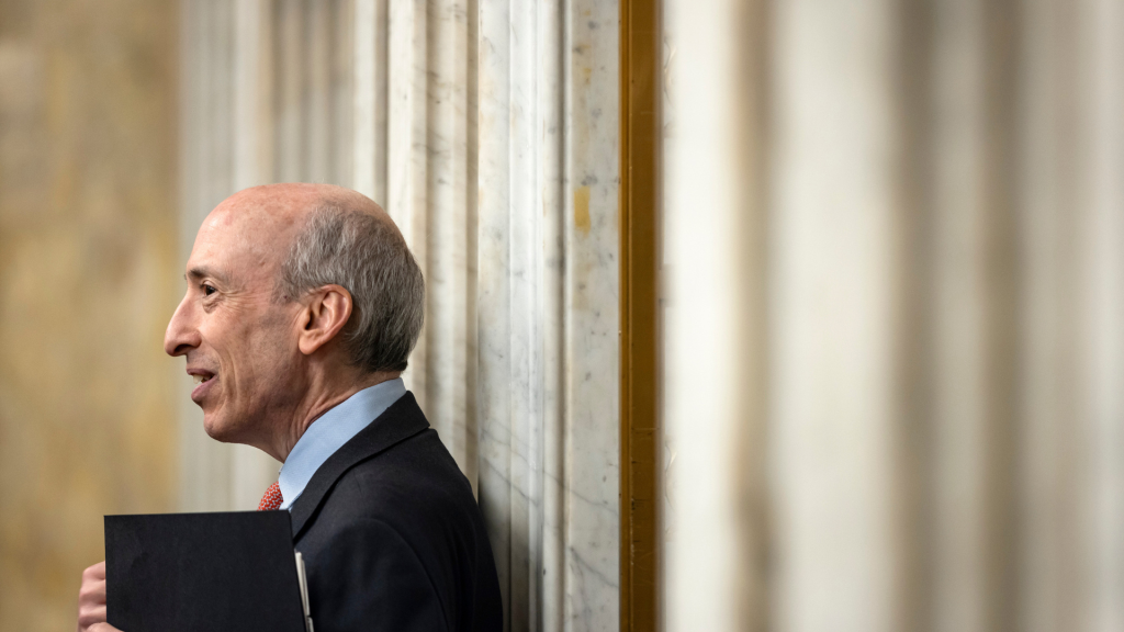 SEC Chair Gary Gensler’s out, but the question remains on who Donald Trump will pick to replace him. (Photo: Getty Images.)