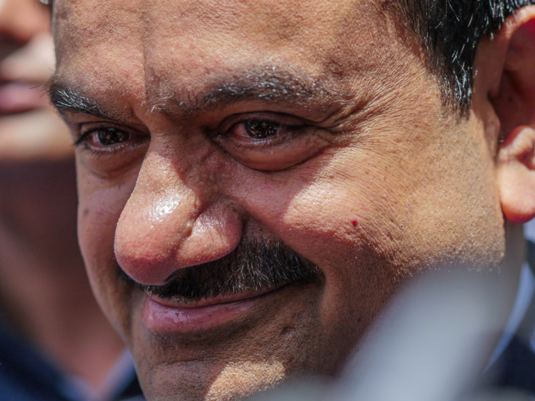 A picture of Gautam Adani.