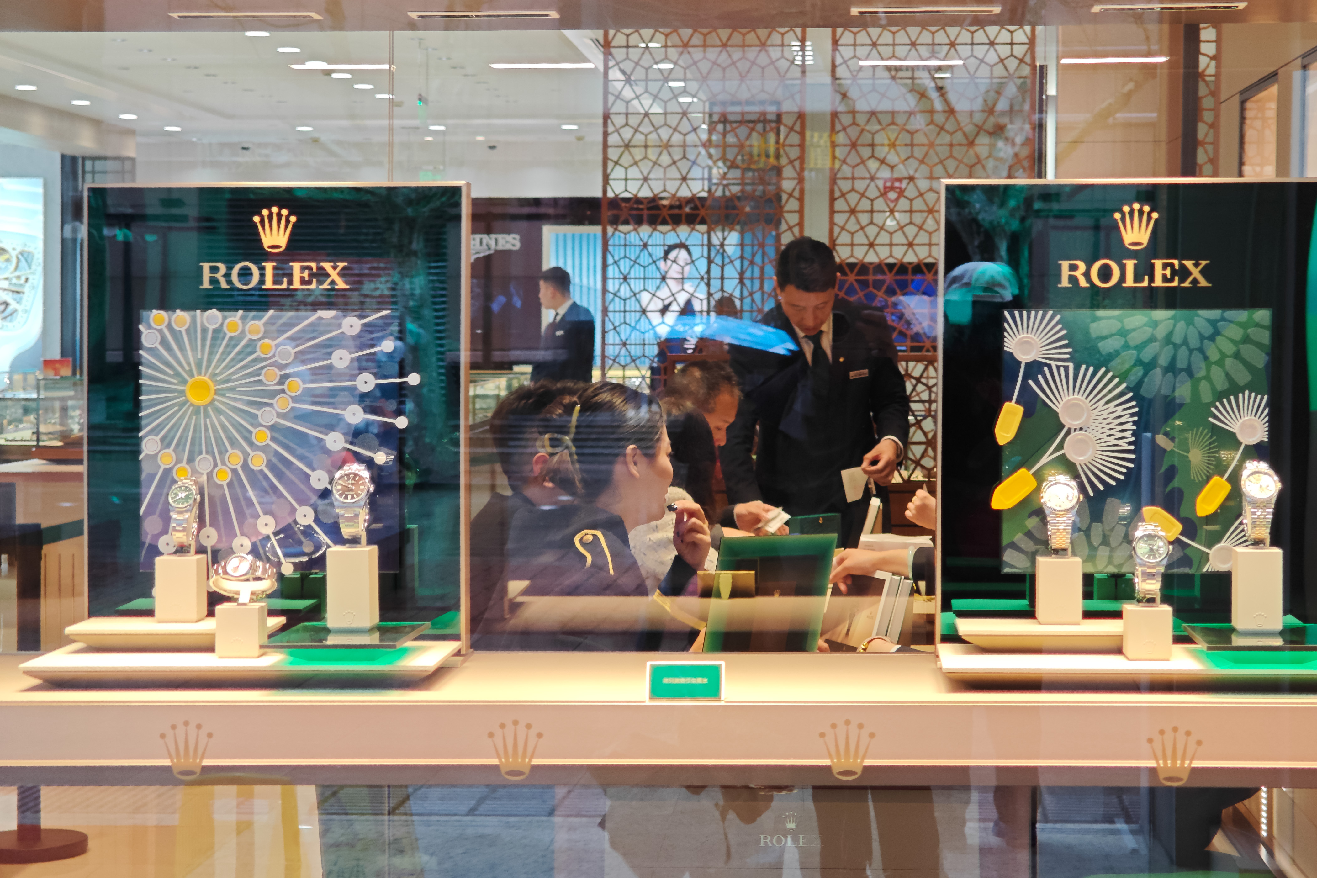 A Rolex Counter in Shanghai