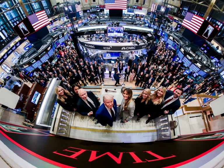 Trump rings in the Santa Rally.