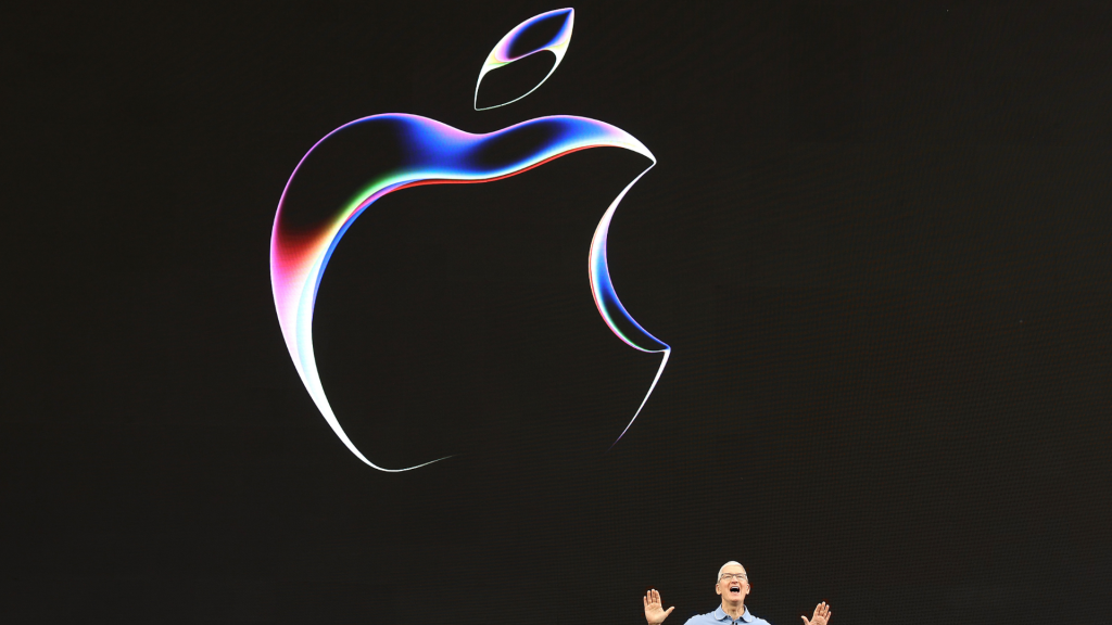 Apple CEO Tim Cook kicking off the annual WWDC23 developer conference. Photo: Getty Images