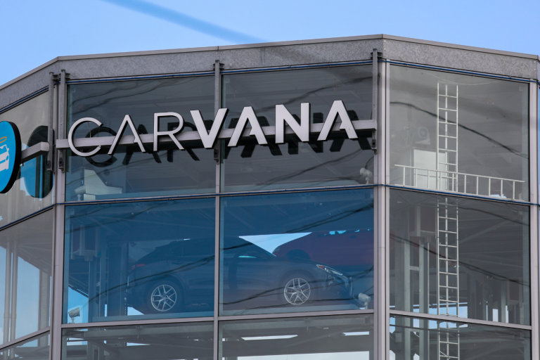 A Carvana ''vending machine'' in Houston, Texas on December 20, 2022.