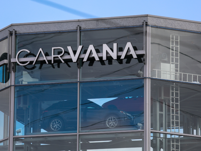 A Carvana ''vending machine'' in Houston, Texas on December 20, 2022.