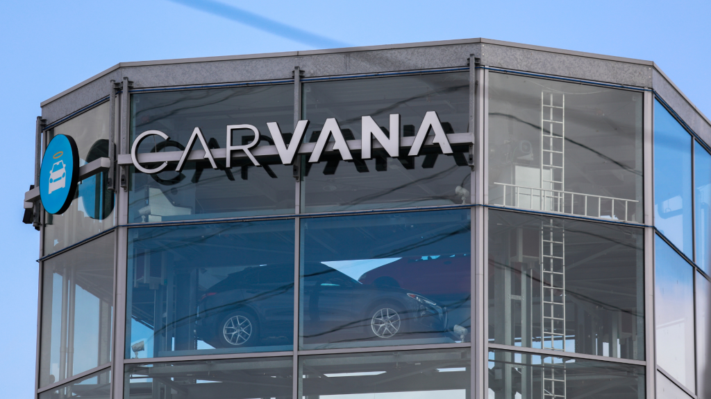 A Carvana ''vending machine'' in Houston, Texas on December 20, 2022.