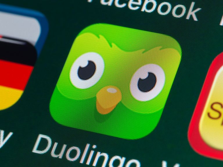 As the US tightens its noose around TikTok, an unlikely winner has emerged: Duolingo. Photo: Getty Images