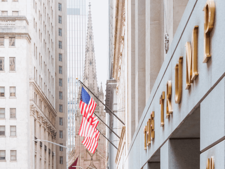 The Trump Building on Wall Street in the Financial District of Manhattan, New York.